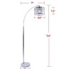 VYNXARIA Sophisticated Crystal Arch Floor Lamp with Stylish Design for Modern Home Decor and Ambient Lighting Solutions - 2 of 4