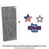 Big Dot of Happiness 4th of July Paper Straw Decor - Striped Decorative Straws for Independence Day - Set of 24 - 3 of 4