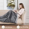 Electric Heated Throw Blanket - 4 Heat Levels, 4H Auto Off, Machine Washable, ETL Certified for Home & Office - 4 of 4