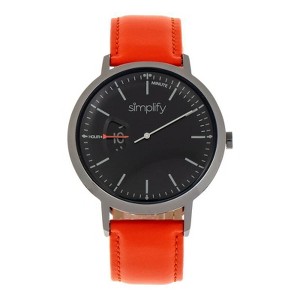 Simplify The 6500 Leather-Band Watch - 1 of 4