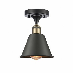 Smithfield - 1 Light Semi-Flush Mount In Industrial Style-9.5 Inches Tall and 7 Inches Wide - 1 of 1