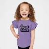 The Juniper Shop Sweet Chick Toddler Flutter Sleeve Tee - 2 of 2