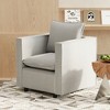 LIVAREEmlen Decorative Chair,Comfortable Gray Single Sofa Chair,Modern Comfortable Sofa Chair In Bedroom/Corner/Reading Room - 3 of 4