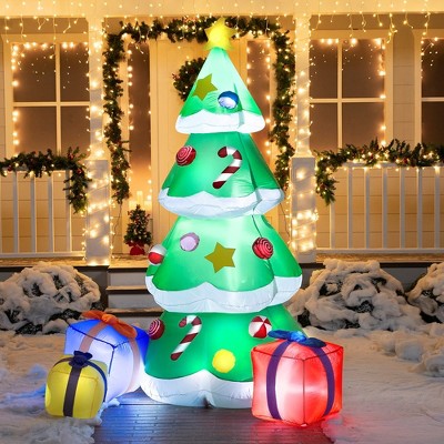 Joiedomi 7ft Christmas Tree With Presents Inflatable Decoration : Target