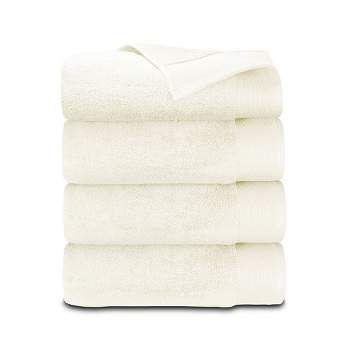 California Design Den Luxury 100% Cotton Bath Towels Soft & Fluffy, Quick  Dry, Highly Absorbent, Hotel Quality Towel Set - 2 Bath Towels (Ivory)