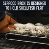 Steven Raichlen Oyster Basket with Handles, (11" x 15"), Stainless Steel Grill Rack, Raised Base for Airflow, Easy Caryring, Dishwasher Safe - 4 of 4