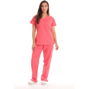 Just Love Women's Scrub Sets Medical Scrubs (Mock Wrap) - Comfortable and Professional Uniform in - 1 of 1