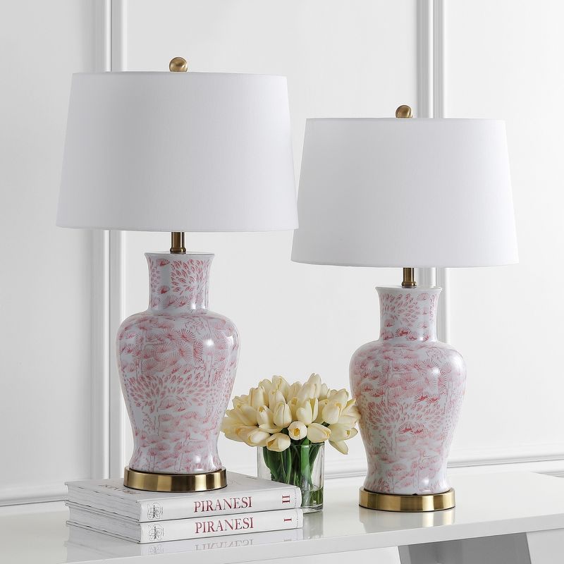 Calli Table Lamp (Set of 2) - Pink/White - Safavieh., 5 of 9