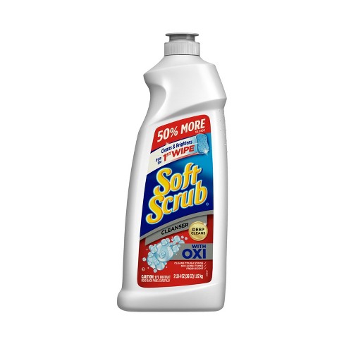 Soft Scrub Multi-purpose Bathroom Cleanser With Oxi - 36oz : Target