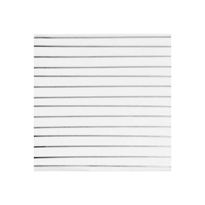 30ct Disposable Lunch Napkins Silver - Spritz™