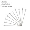 Unique Bargains DIY Craft Necklaces Bracelets Earrings Jewelry Making Iron 21 Gauge Eye Pins 200 Pcs - 4 of 4