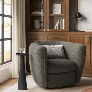 Swivel Accent Chair Tan - Threshold™ - 1 of 4