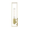 Livex Lighting Soma 1 - Light Wall Light in  Satin Brass - 4 of 4