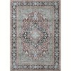 Area Rug - Machine Washable Non-Slip Rug for Living Room Stain Resistant Retro Medallion Carpet Accent Floor Cover for Home Decor - 2 of 4
