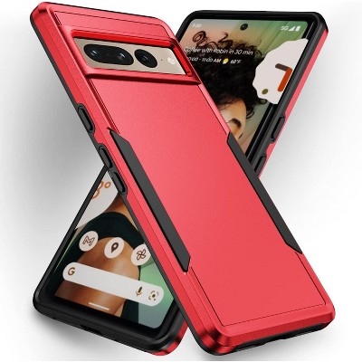 Entronix Case Compatible with Pixel 7 Pro - Soft-Touch Dual-Layer Sleek Cover