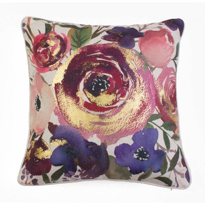 Joinelle Floral Oversize Square Throw Pillow - Decor Therapy