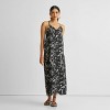 Reistor Women's Midi Slip Dress in Abstract Florals - image 2 of 4