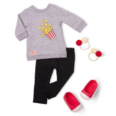 Our Generation Popcorn Movie Outfit for 18" Dolls - Pop-Pop Top