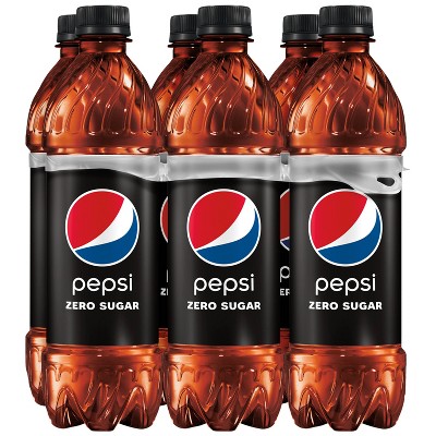 Pepsi Zero Sugar Soda - 6pk/16.9 Fl Oz Bottles : Target