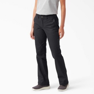 Dickies Women's Slim Fit Bootcut Pants - 1 of 3