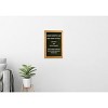 Aarco Products 24"Hx18"W Enclosed Changeable Letter Board in Black Felt with Red Oak Frame - 2 of 3
