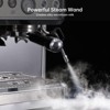 Espresso Machine - 15 Bar, Milk Frother, Grinder, Italian Pump, 2.5L Tank, Stainless Steel - 3 of 4