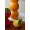 Fruit-Themed Ceramic Bud Vases – 10" Tall 2x Set of 2 by Kalalou - 3 of 4