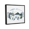 Stupell Industries Ski Mountain Reflection in Sports Goggles Winter Forest - 3 of 4