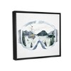 Stupell Industries Ski Mountain Reflection in Sports Goggles Winter Forest - image 3 of 4