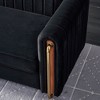 NicBex 84.25 Inch Velvet 2-Seat Sofa with Metal Legs for Living Room,Apartment,Bedroom - 4 of 4