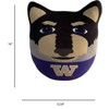 NCAA Washington Huskies Plushie Mascot Pillow: Sports Team Logo Novelty Pillow - 2 of 2