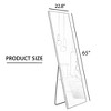 ALEXOUN Full Length Large Floor Mirror with Aluminium Frame for Door Bedroom Bathroom Living Room - 3 of 4
