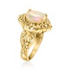 Ross-Simons Opal Marquise-Shaped Ring in 18kt Gold Over Sterling - 3 of 4