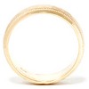 Pompeii3 6mm Hammered Mens Wedding Band 14K Yellow Gold - 3 of 4
