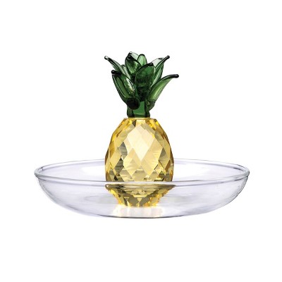 Gallerie II Cut Glass Pineapple Dish