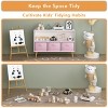 KTMBDW 2-Tier Kids Bookshelf, Premium Book Shelf for Kids Rooms with Four Fabric Drawers - Toddler Book Rack - Nursery Bookcase Organizer - 4 of 4
