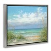 Stupell Industries Sea Shoreline Horizon Scenery Floating Frame Canvas Art, Gray, 21" x 17" - 2 of 4