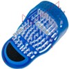 5 Star Super Deals 2 Shower Foot Scrubber Cleaner Sandal - Non Slip Suction Cup - Bath Shoe Shower Massager Scrubs & Brushes with Pumice Stone - 3 of 4