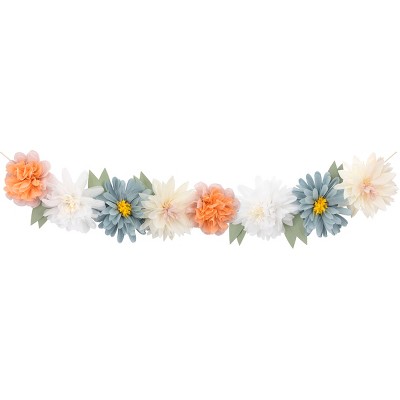 Tissue Flower Garland by Fun Express (1-Pack)