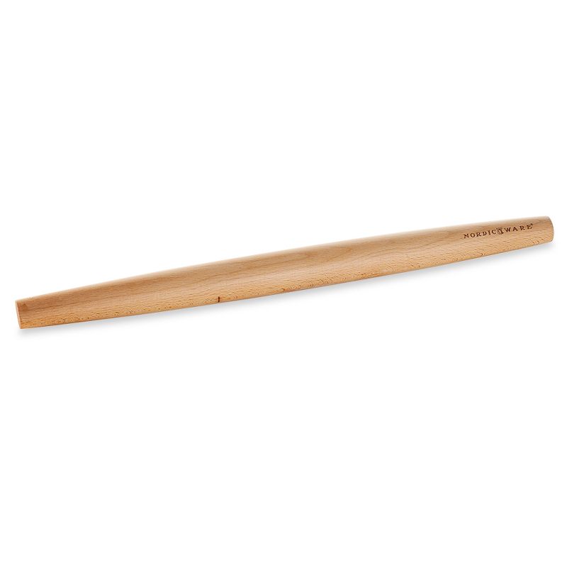 Nordic Ware Brown Tapered Wooden Rolling Pin, 2 of 5