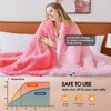 Inhand Heated Blanket Electric Throw - 50"x60" Gradient Flannel Heating Blanket Throw Auto-Off 10 Heat Level Over-Heat Protection - 4 of 4