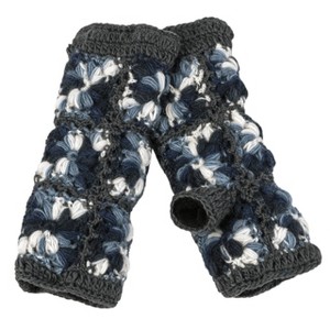 Multi Color Flower Crochet Handwarmers_Nirvanna Designs - 1 of 4