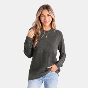 Women's Cozy Oversized Knit Sweater - Cupshe - 1 of 4