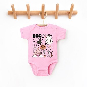 The Juniper Shop Boo Collage Baby Bodysuit - 1 of 3