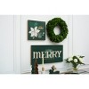 Gallerie II Emerald Merry Christmas Wall Art 24 x 12 x 1 Inches. - 2 of 4