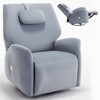 NicBex Recliner Chair Swivel Power Accent Chair with USB ports Rocking Chair Living Room Chairs Comfy Chair for Reading Room - 2 of 4