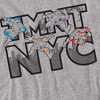 Teenage Mutant Ninja Turtles NYC Turtles Kids T Shirt For Youth, Athletic Heather - 3 of 4