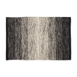 Design Imports Kristin Ombre Stripe Rug - Black - 2 X 3 Ft - 1 of 4