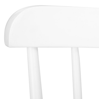 White Rubberwood Windsor Counter Stools Set of 2