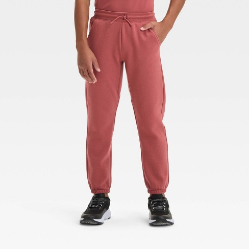Boys Fleece Jogger Pants All In Motion Red Xl Target